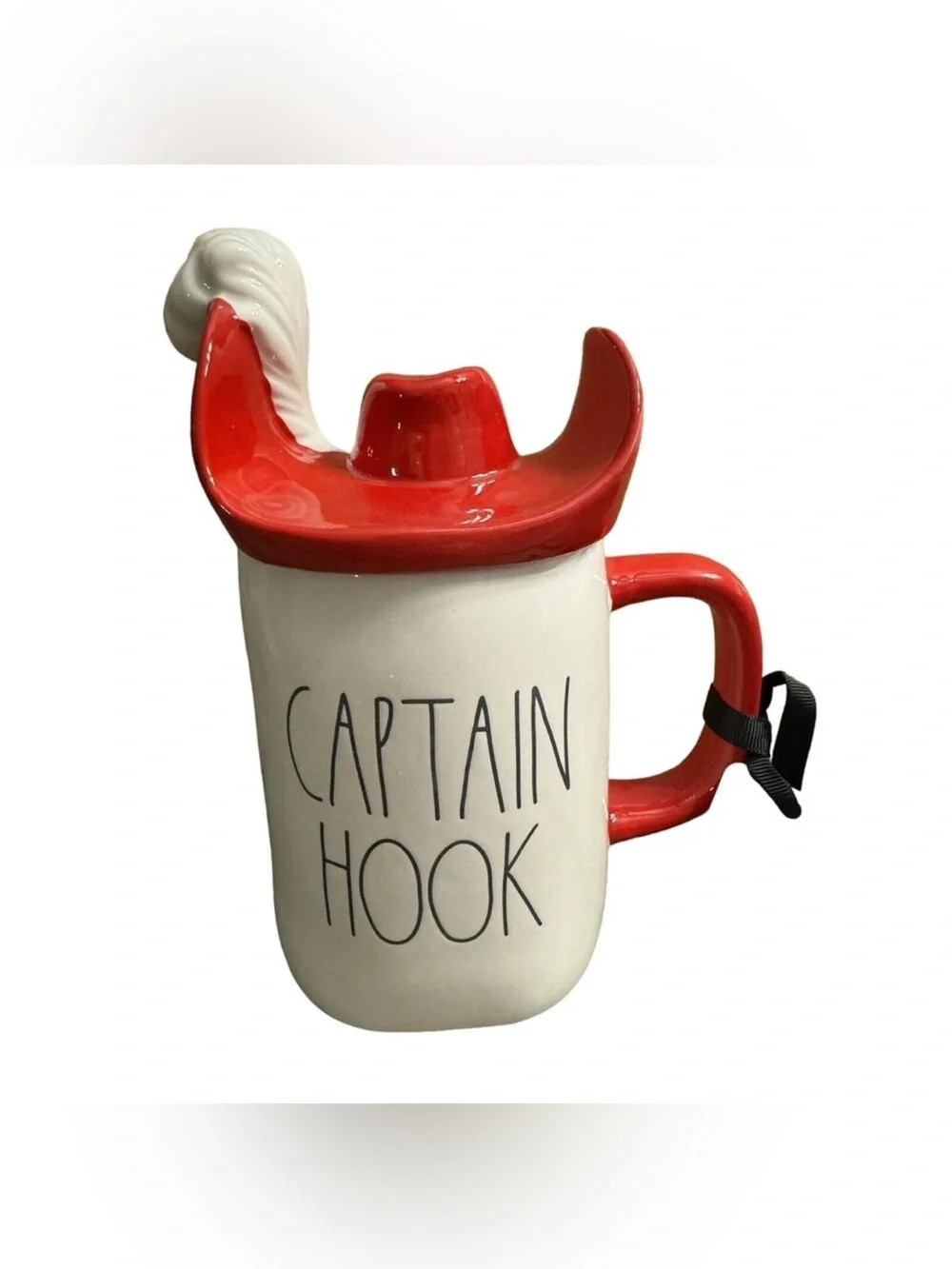 Captain Hook Rae Dunn Disney Mug With Lid - Brand New